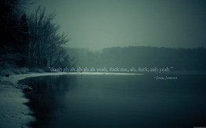 ... Jenna Jameson. Dark lake fog forest trees landscape nature wallpaper