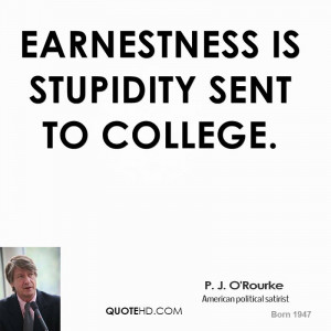 ... quote p j orourke its better to make fun of yourself 107961 png