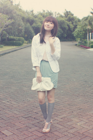 MANGO blazer, f21 purse