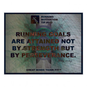 Motivational Running Quote #010 Print