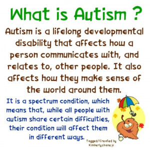 Great overall description/definition of #Autism . What else would you ...