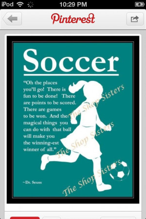 Inspirational Soccer Quotes For Girls