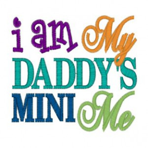 Sayings (2719) Daddys Mini Me 4x4 £1.70p