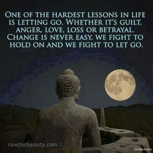 Letting go...