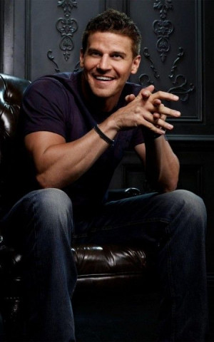David Boreanaz . Has to be my oldest celeb crush ..since those buffy ...