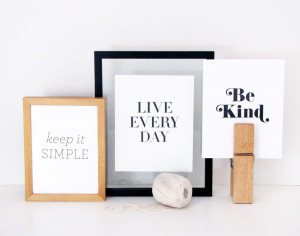 DIY HOME: FRAMED QUOTES