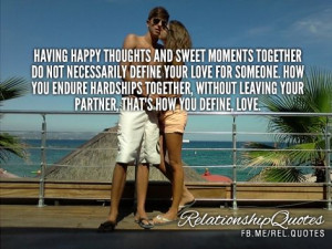 Relationship Quotes, Sayings And Words - Endure Hardships