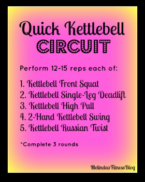 up with a lil kettlebell workout that i did today after my arm workout
