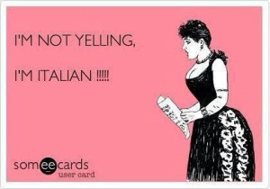 being italian