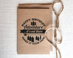 Boyfriend Birthday Card | Husband Birthday Card | Adventure Card ...