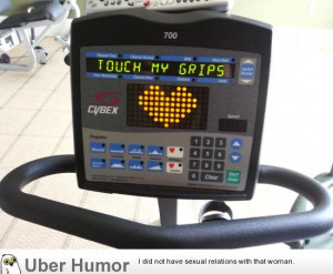 My stationary bike is feeling pretty frisky right now.