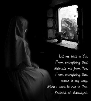 Let me hide in You | Islamic Quotes