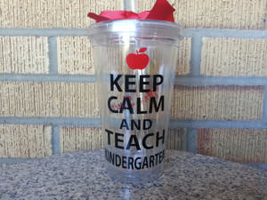Kindergarten Teacher Gift - Keep Calm and Teach Kindergarten - Teacher ...
