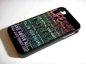 life quotes rainbow sparkel - iPhone 4 Case / iPhone 4S Case / iPhone ...