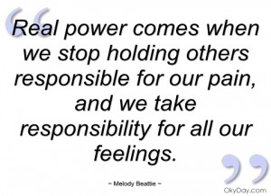 real power comes when we stop holding