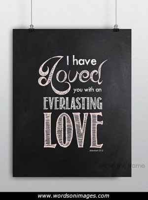 Everlasting love ...