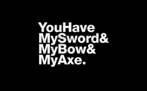 black and white quotes typography the lord of the rings axes swords ...