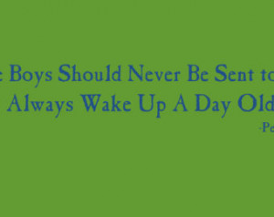 Little Boys Should Never Be Sent to Bed. They always wake up a day ...