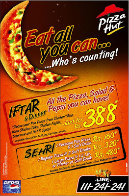 pizza hut iftar deal poster
