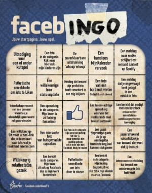 Facebook bingo.