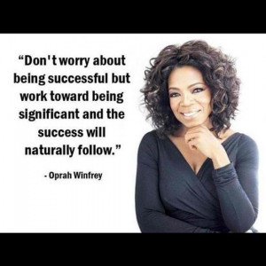 Oprah's quote - positive thinking - success Inspirational Quotes ...