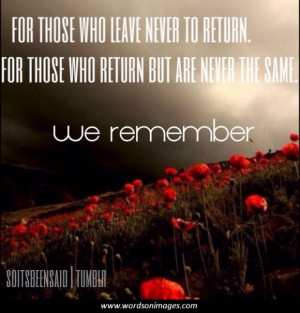 Poppy Veterans Day Quotes