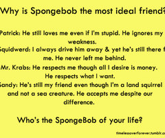 Spongebob And Patrick Quotes Popular spongebob images from