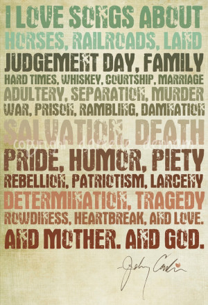 Johnny Cash Quotes About June Typography print johnny cash quote ...