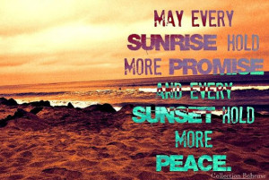 ... - Quote Print - Beach Sunset Photography Print - Beach Sunrise