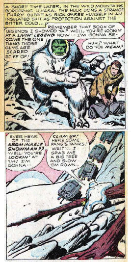 Yukon Cornelius's greatest foe? Actually the Hulk. ( Hulk #5)