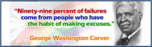 Ninety-nine percent of failures come from people who have the habit ...
