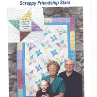 Talking Quilts Scrappy Friendship Stars Pattern
