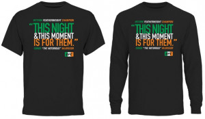 Conor McGregor UFC 189 Champion Quote Shirt
