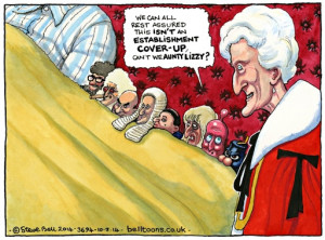 Steve Bell on Lady Butler-Sloss – cartoon
