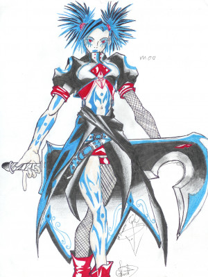 Anime Eyes Crazy Chick...