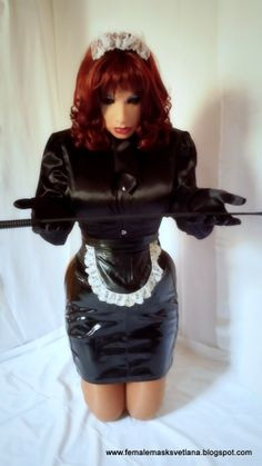 ... pvc skirt more sissy training dolls sissy stuff beautiful maid tranny