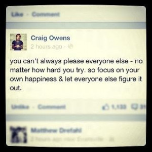 Craig Owens knows what's up!