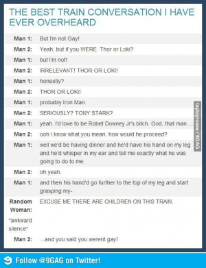 Best train conversation I've ever overheard