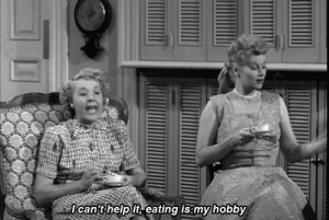 food not my gif i love lucy