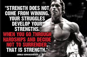 Arnold Schwarzenegger Bodybuilding Quotes