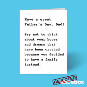 Father's Day Cards You Should NOT Send To Your Dad