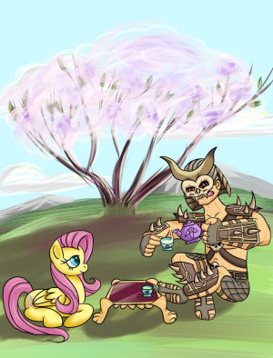 Fluttershy Shao Kahn Credited