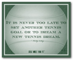 Poster with Tennis Quote #019