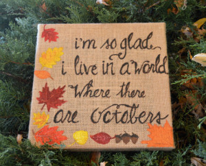 ... Canvas Painting - L.M. Montgomery - Anne of Green Gables Quote