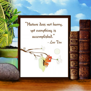 Literary Quote Print Lao Tzu Inspirtional Art
