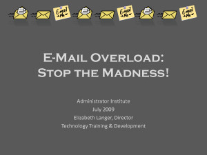 Mail Overload Stop the Madness! by rps19132