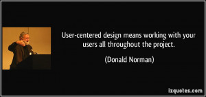 Donald Norman Quote
