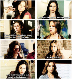 funny, hastings, pll, quote, spencer, troian belissario