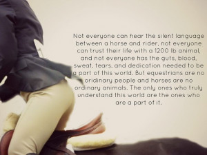 Am An Equestrian Quotes Favorite equestrian quote
