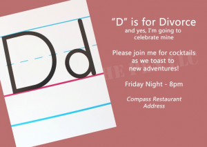 Divorce Party Invitation Ideas